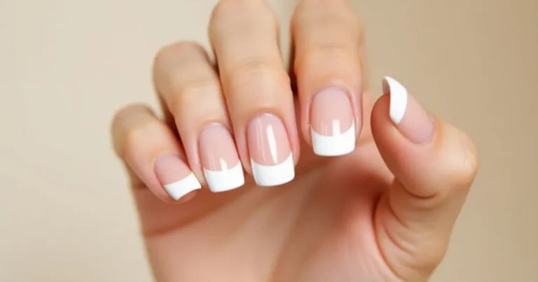 french tip press on nails
