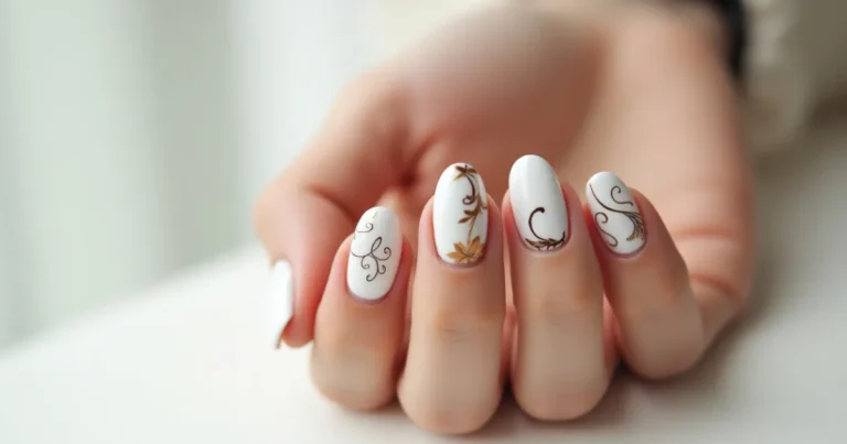 white nail ideas