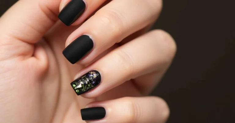 black nail designs