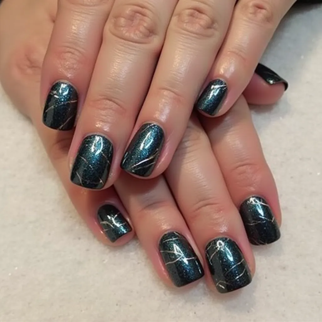 How to style black and silver nails for a chic look