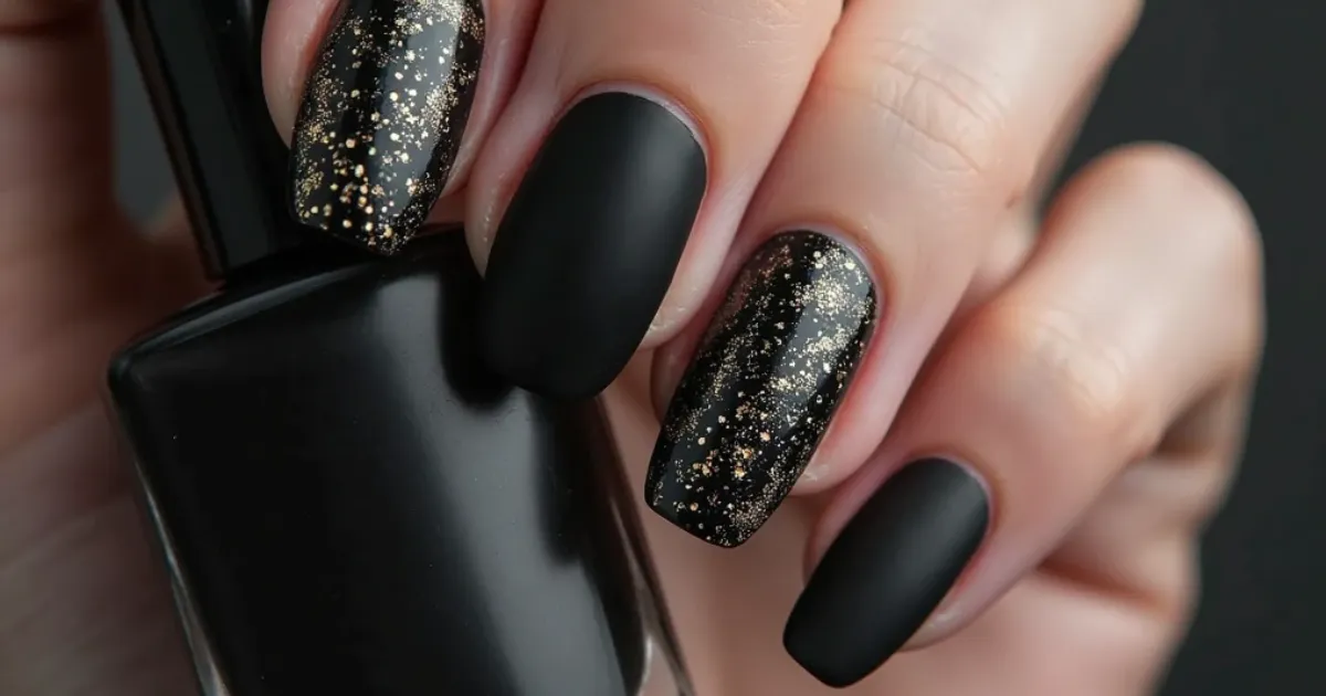 Find unique black nail polish ideas for bold and beautiful nails. Get inspired with creative nail art tips and trendy styles at NailsXDesigns
