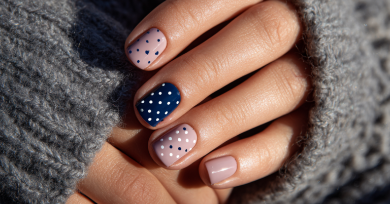 Explore 15 short mismatched manicure ideas to mix colors, patterns, and accents, giving your nails a fun, unique, and stylish look every time