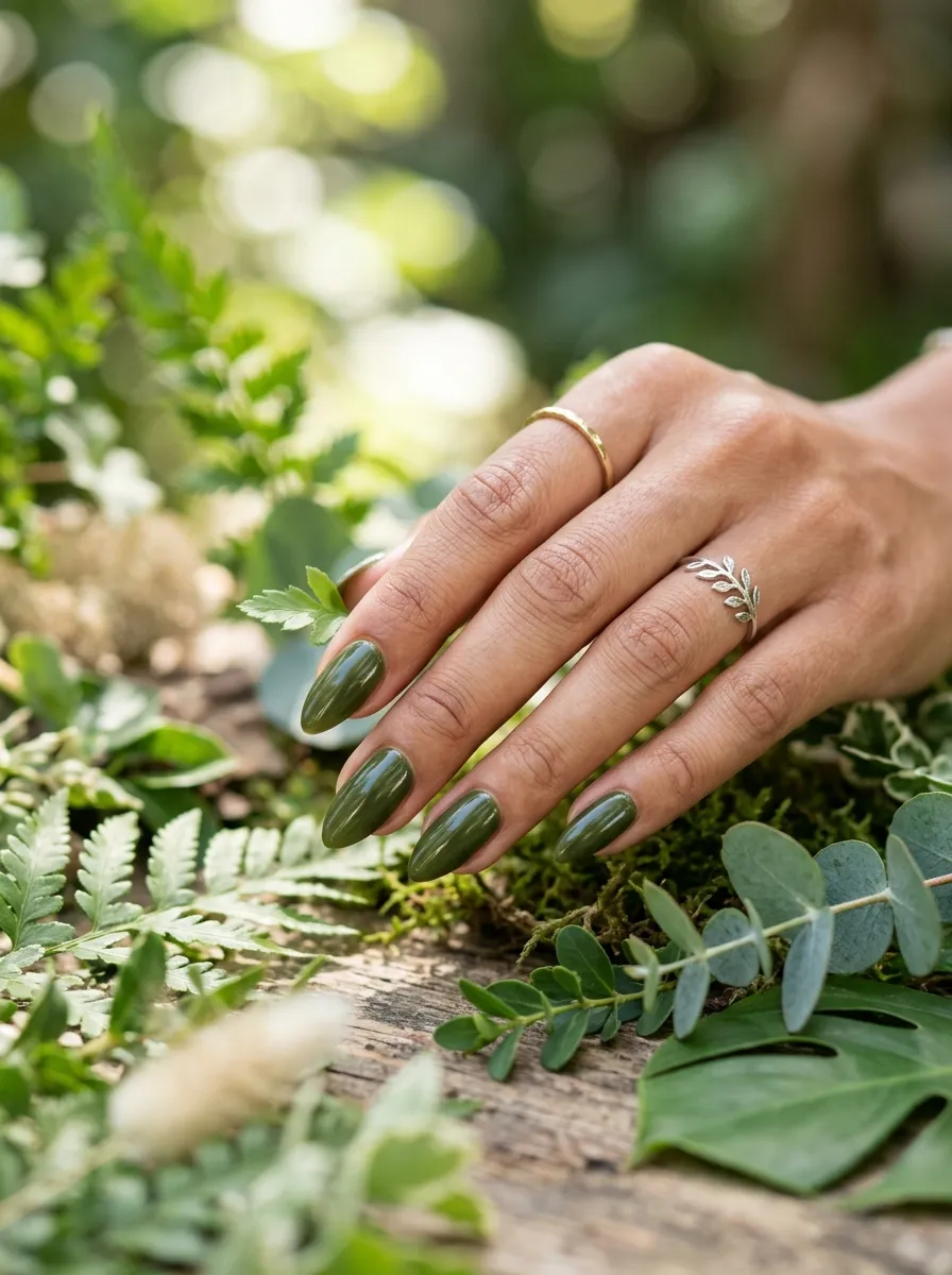 Sustainable eco-gel manicure representing the best nails in 2026