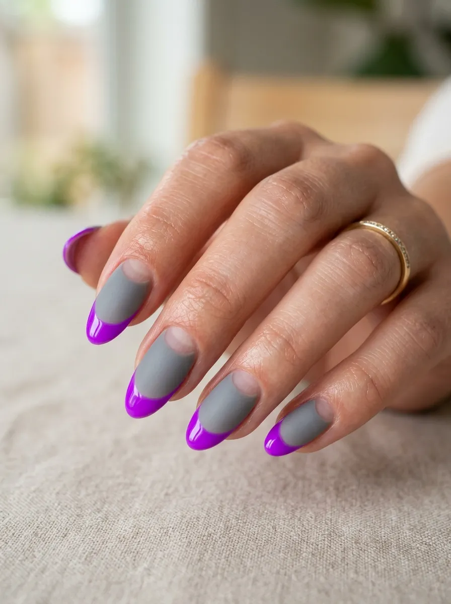 Modern floating French tip representing best nails in 2026