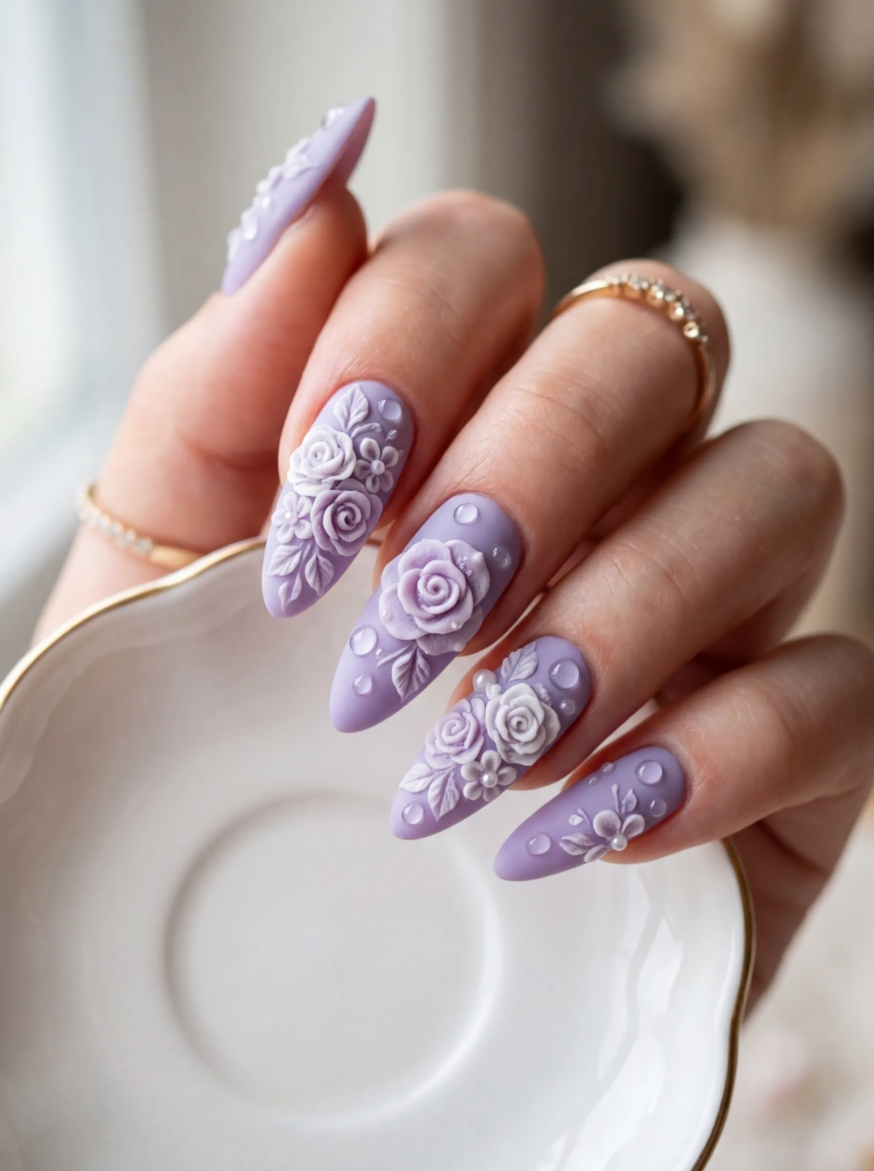 3D sculptural nail art trends