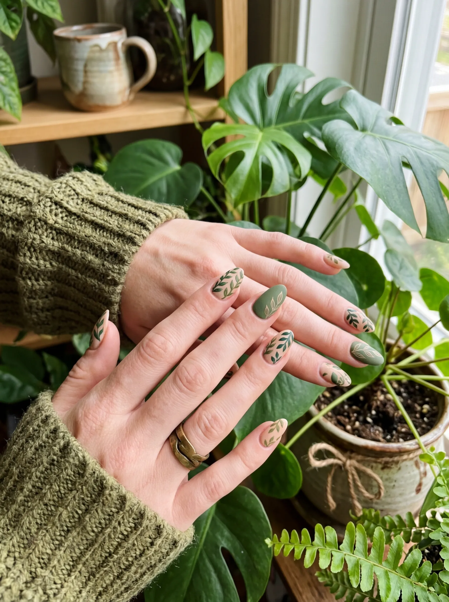 Eco-chic and sustainable nail art trends