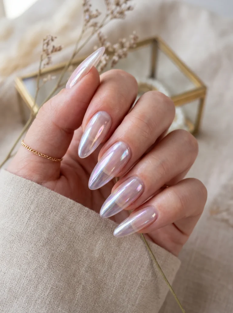 Glass nail art trends for 2024 and 2025