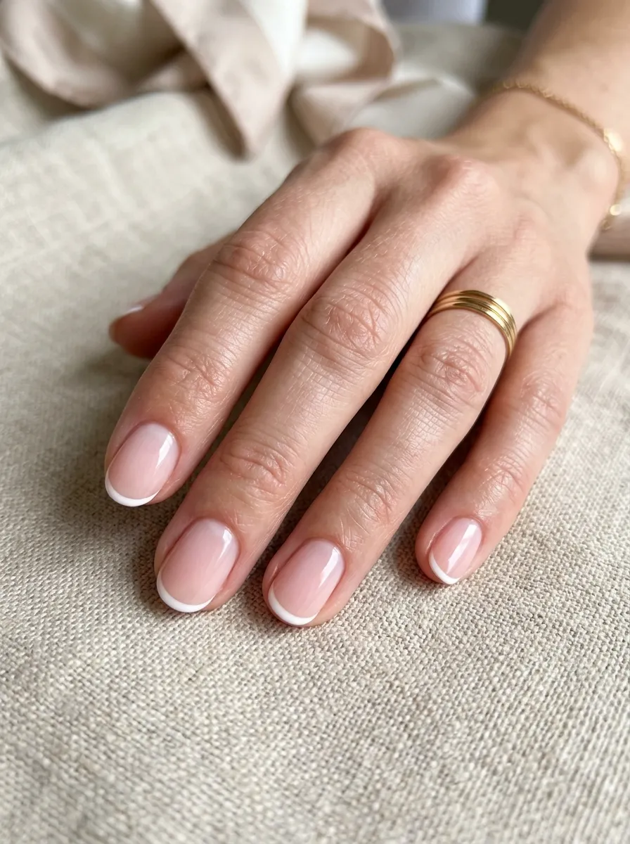 minimalist micro stunning french tip nail designs