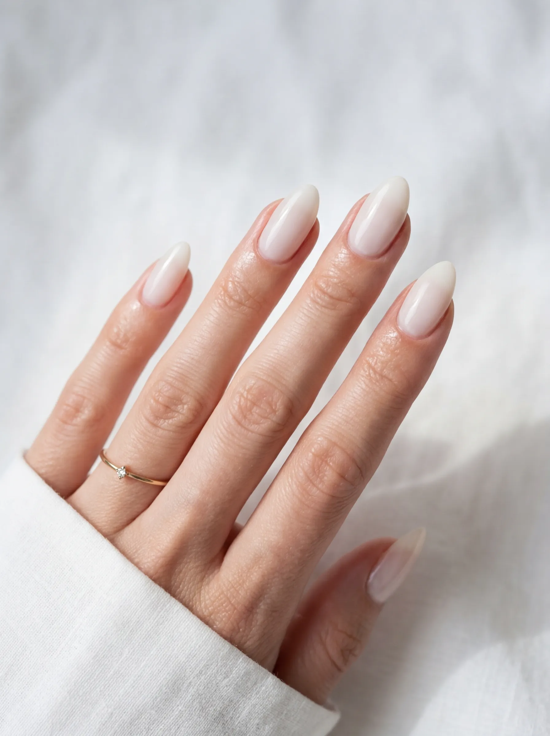 Cloud dancer milky white summer nail designs 2026 for a minimalist look.
