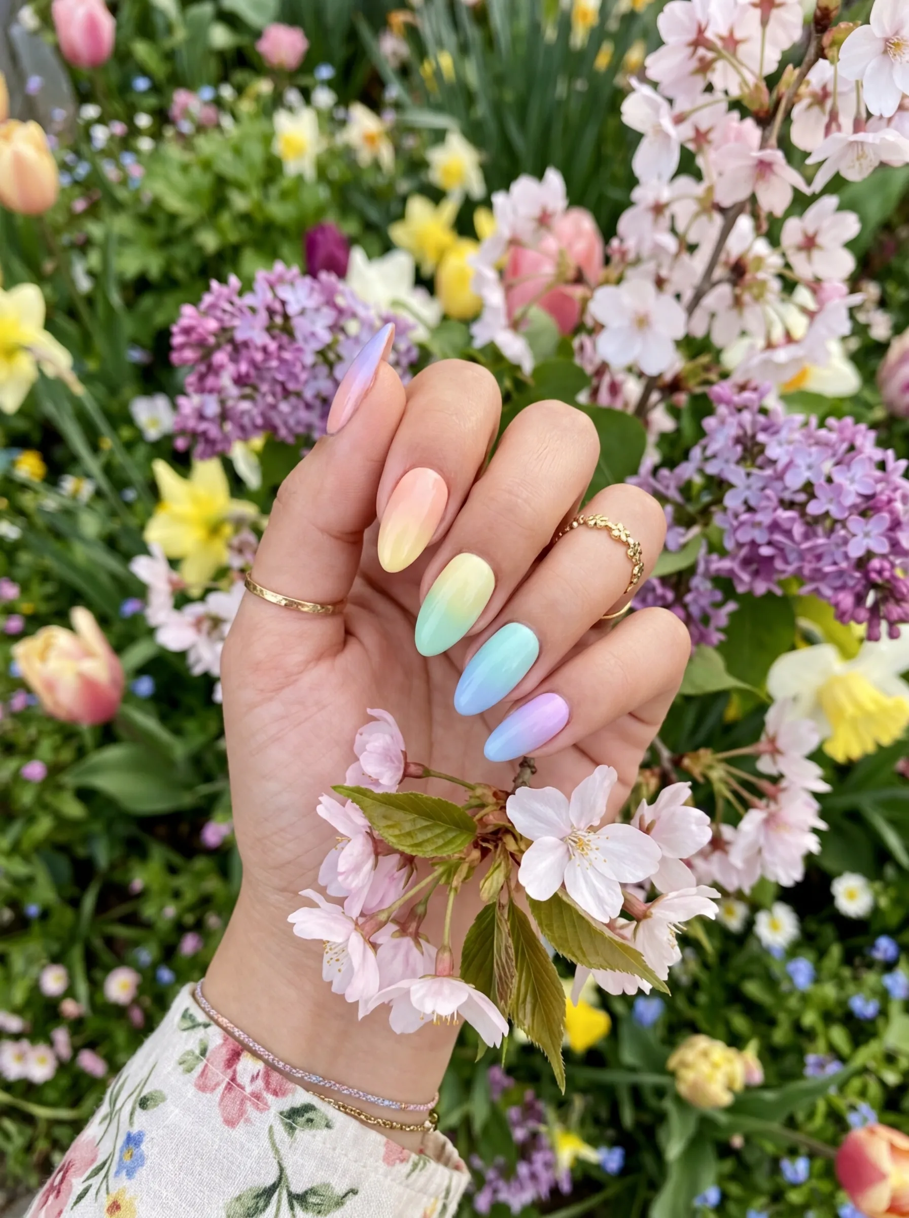Pastel perfection within the top 10 nails designs for spring