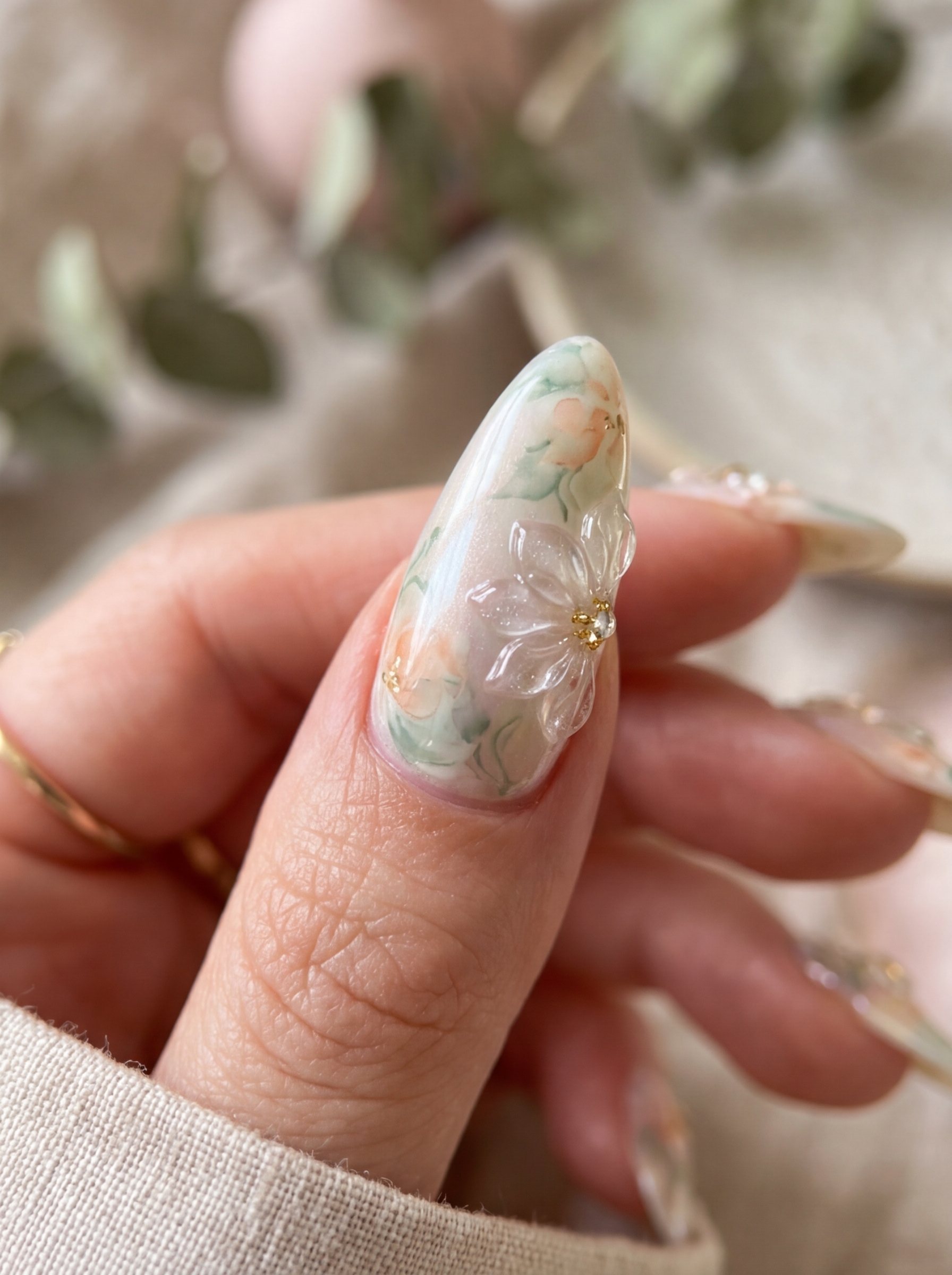 2. 3D Sculptural 'Blooming Botanicals'