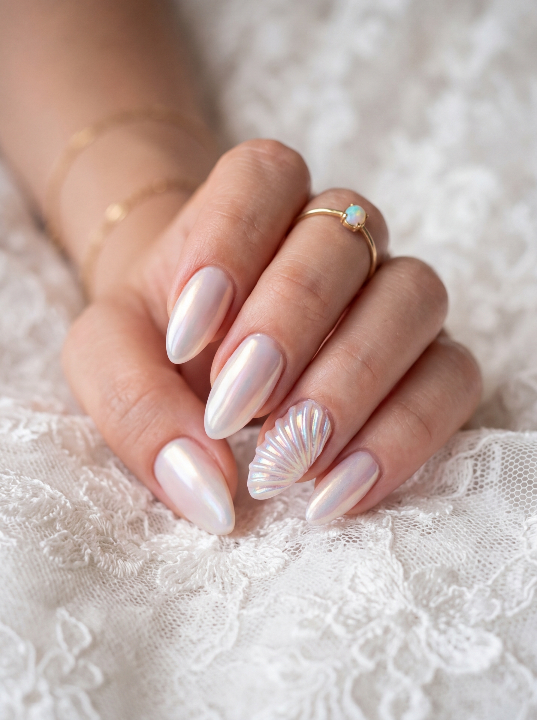 8. Pearlescent 'Seashell' Texture