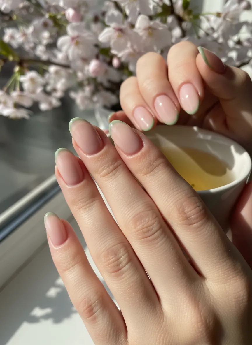 trendy spring nails 2026 micro french tips
