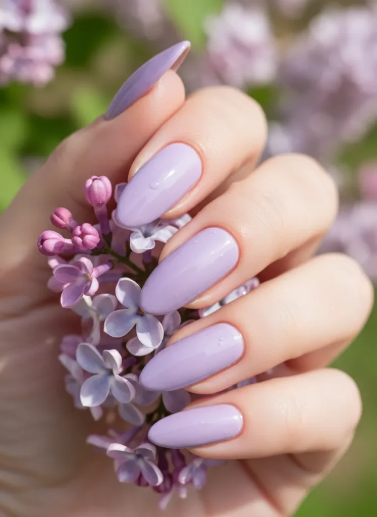 Soft lavender spring pastel nail ideas for 2026