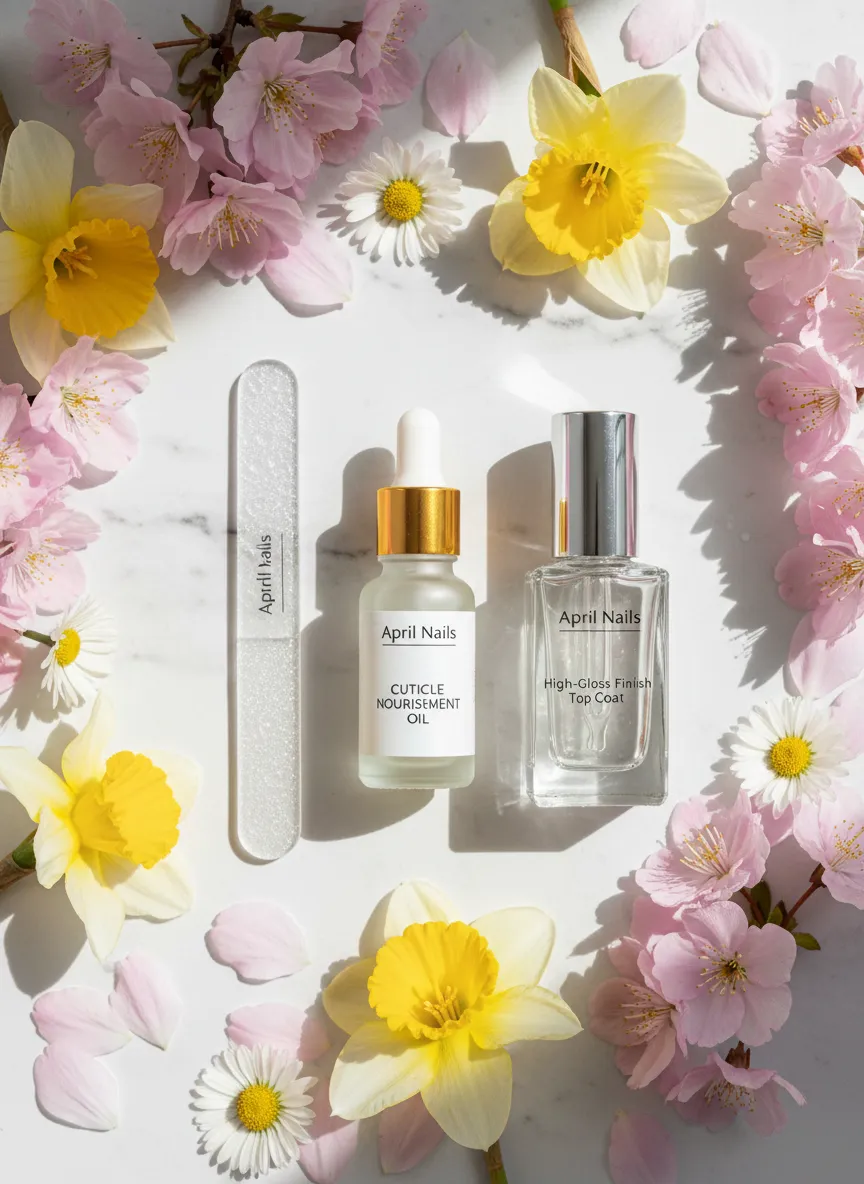Maintenance tools for keeping April Nails fresh