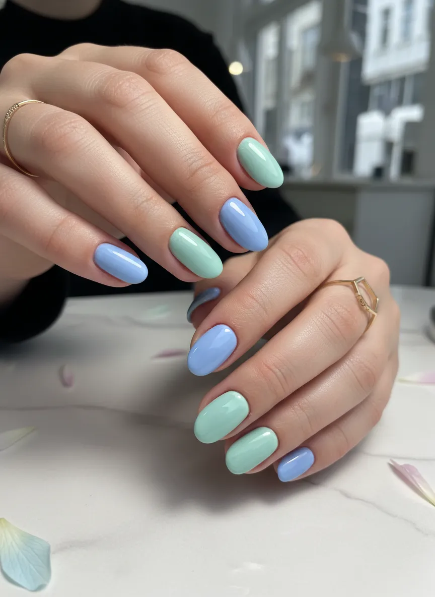 popular nail designs for the spring season modern pastel french tips